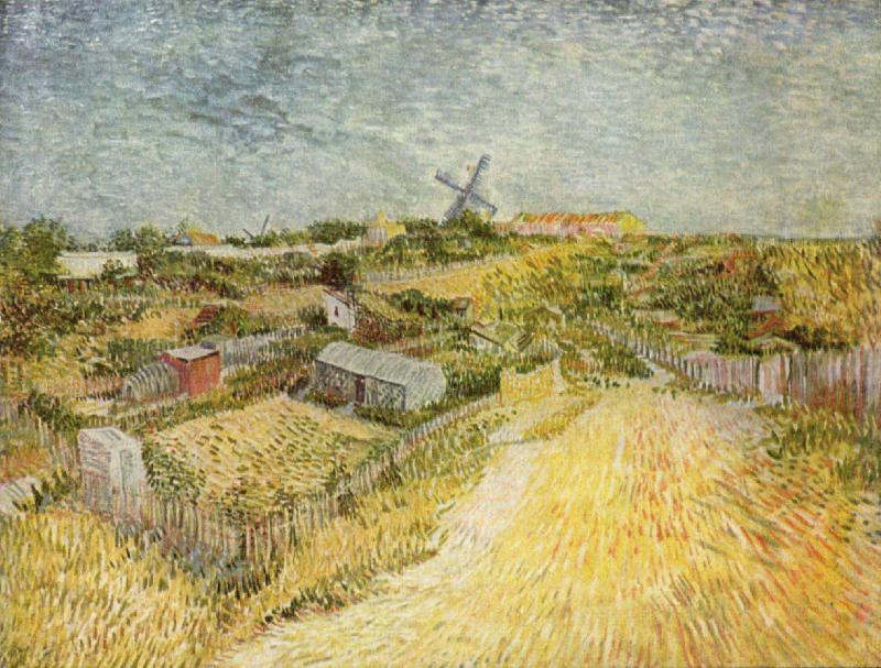Gemusegarten am Montmartre, Vincent Van Gogh